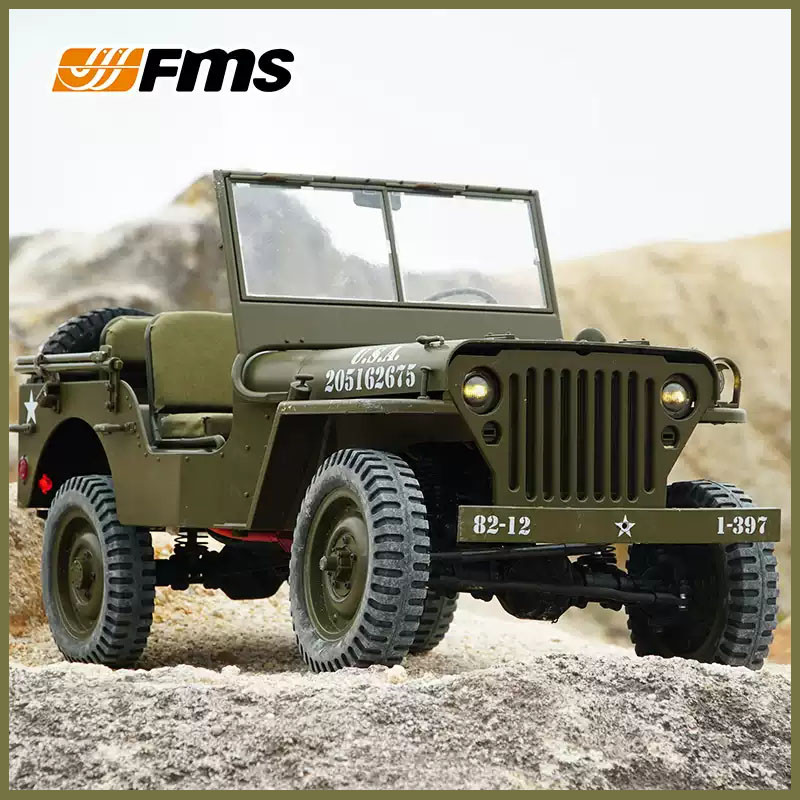 Rc Hobby Room - FMS 1/6 Climber 1941 Willys MB